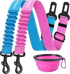 COOYOO ceinture pour chien retractable, ensemble sûr et polyvalent pour la voiture.