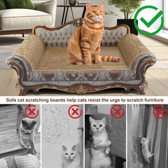 COOZMENT Carton recyclable: lit-nid durable et sûr pour le chat.