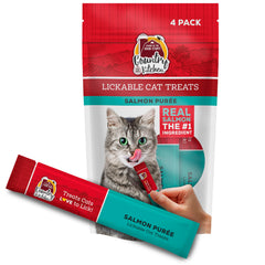 Country Kitchen Purée Saumon - Tube, friandise interactive et hydratante pour chat