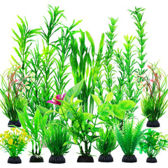 CousDUoBe – plantes d'aquarium vertes, vue générale, décor naturel et sans entretien.
