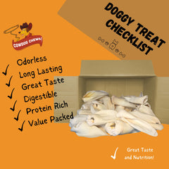 Cowdog Chews texture durable, aide à canaliser l instinct de mâcher de votre chien.