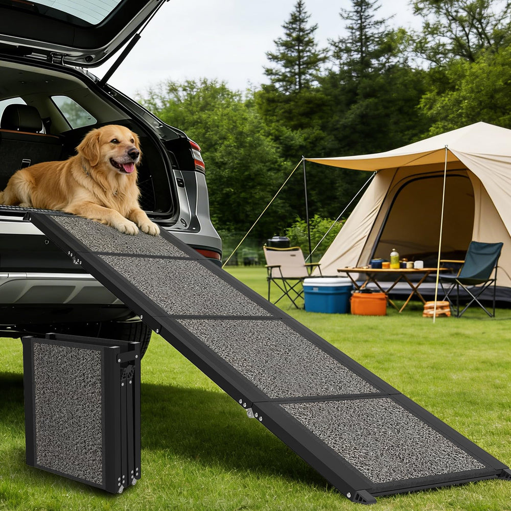Rampe COZEER pour chien sur véhicule avec accès facilité pour les grands chiens.