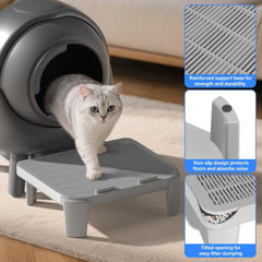 Coziley escabeau-chat-design-ergonomique: silhouette compacte et utilisation agréable