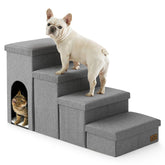 COZY KISS escaliers pour chien avec rangement, accès facilité au lit