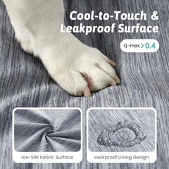 COZY KISS textile-refroidissant et respirant pour chien actif.