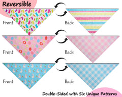CozyHaus bandana réversible, changez de style en un coup d'œil.
