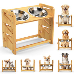 CozyLazy support releve chien bol, repas à hauteur adaptée pour le confort.