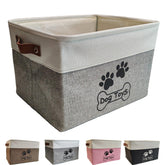 CPAKOWLGOO Panier-jouets-chien-pliable: rangement pratique et durable pour jouets.
