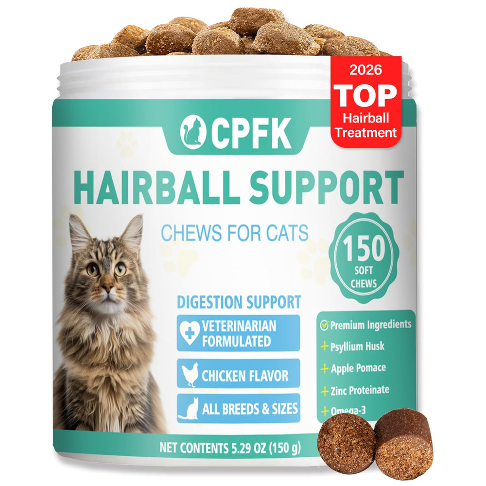 CPFK friandises remède boule de poils pour chat — Bouteille pratique.