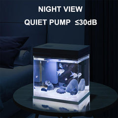 Craftsboys nano-aquarium 2,5 Gal – lampe LED: éclairage uniforme des poissons