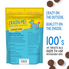 Crazy Dog Train-Me! Premier ingrédient Viande, garantissant goût et motivation.