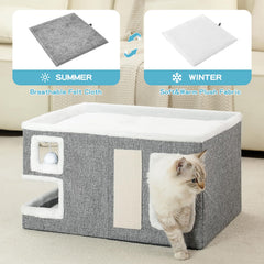 Crispedia grattoir sisal balle peluche: divertissement et protection des meubles.