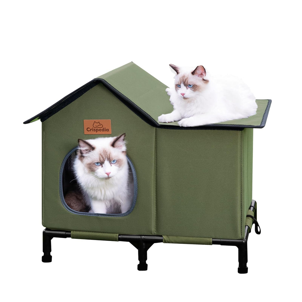 Crispedia maison-chat exterieure impermeable: abri sec et confortable pour votre chat.