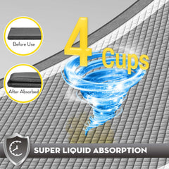 Croci Charcoal Puppy Pad - absorption instantanée pour surfaces sèches.