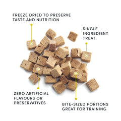 Texture croquante Crumps’ Naturals, idéal pour stimuler l’attention canine