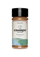 Crumps Naturals Paillettes de Poulet dans bol-repas, rehausse le repas quotidien du chien.