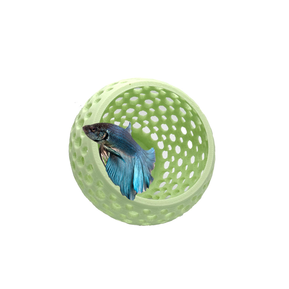 CTWPets Betta Bulb Hide 2.0 – vue générale, refuge sûr pour Betta et petits poissons.
