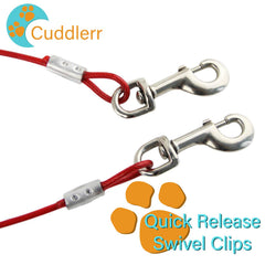Cuddlerr piquet chrome 16 pouces, anti-rouille et robuste.