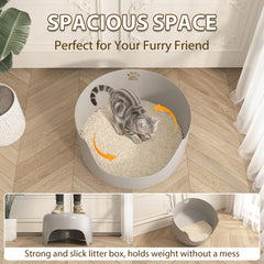 Boite Cuddpaw grand pan murs hauts, reduction des eclaboussures.