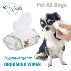 Lingettes cudlie grande lavande idéales après promenade pour chiens et chats.