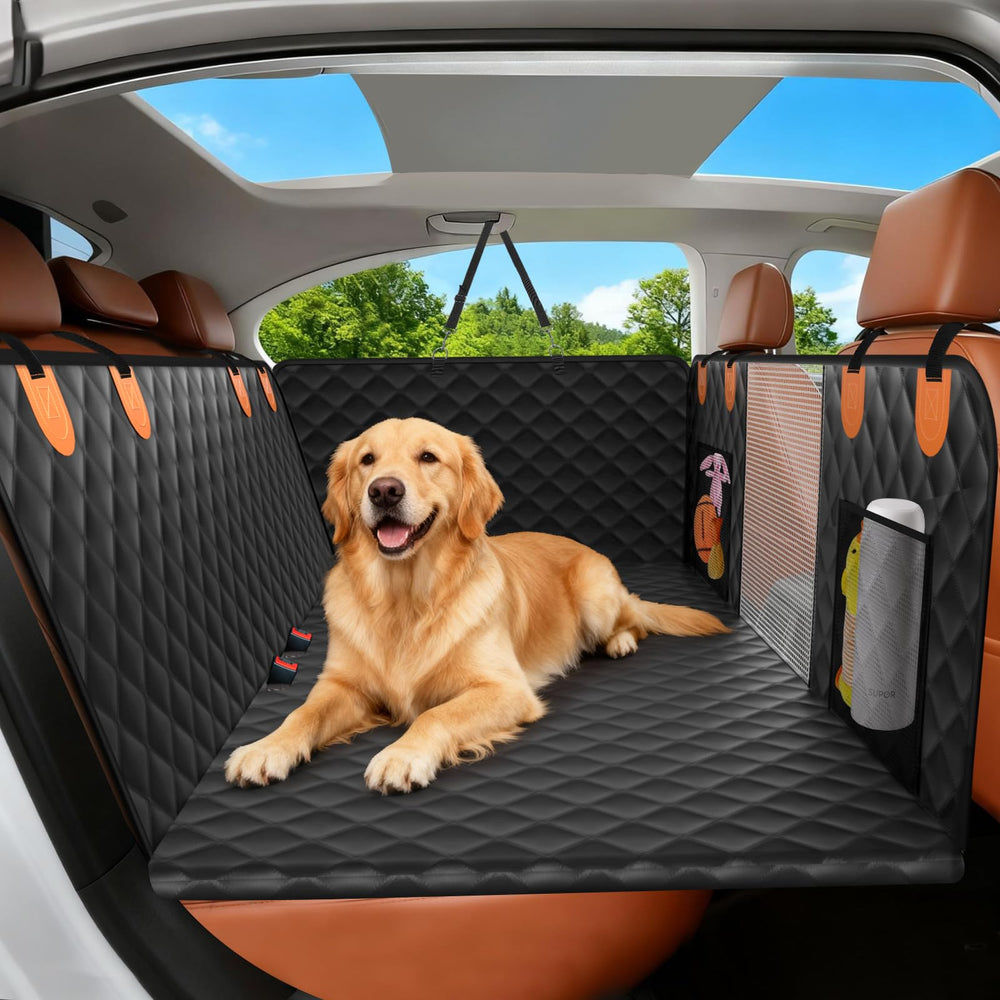 CUIOFREE: couverture arrière durable etanche pour voyage chien en voiture.