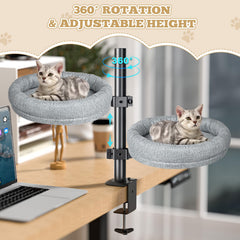 Cuipingoo lit-chat hauteur-reglable-15-7-pouces: ajuste facilement la hauteur pour le confort.