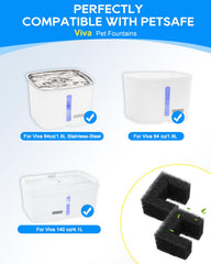 Filtration triple Cunina coton-charbon-resine pour eau plus propre.