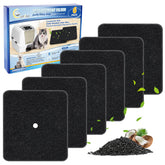 Filtre charbon actif Cunina pour Catit Hooded, réduction d’odeurs