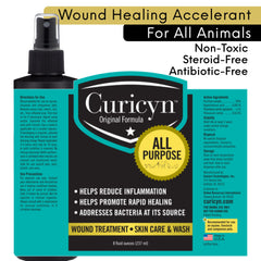 Curicyn application douce pour chiens et chats, utilisation simple sans irritation.