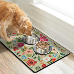 Cuslnox Tapis anti-glisse reste en place pendant le repas.