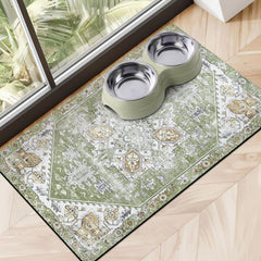 Cuslnox tapis-nourriture-absorption-rapide : absorption rapide et propreté autour de la gamelle.