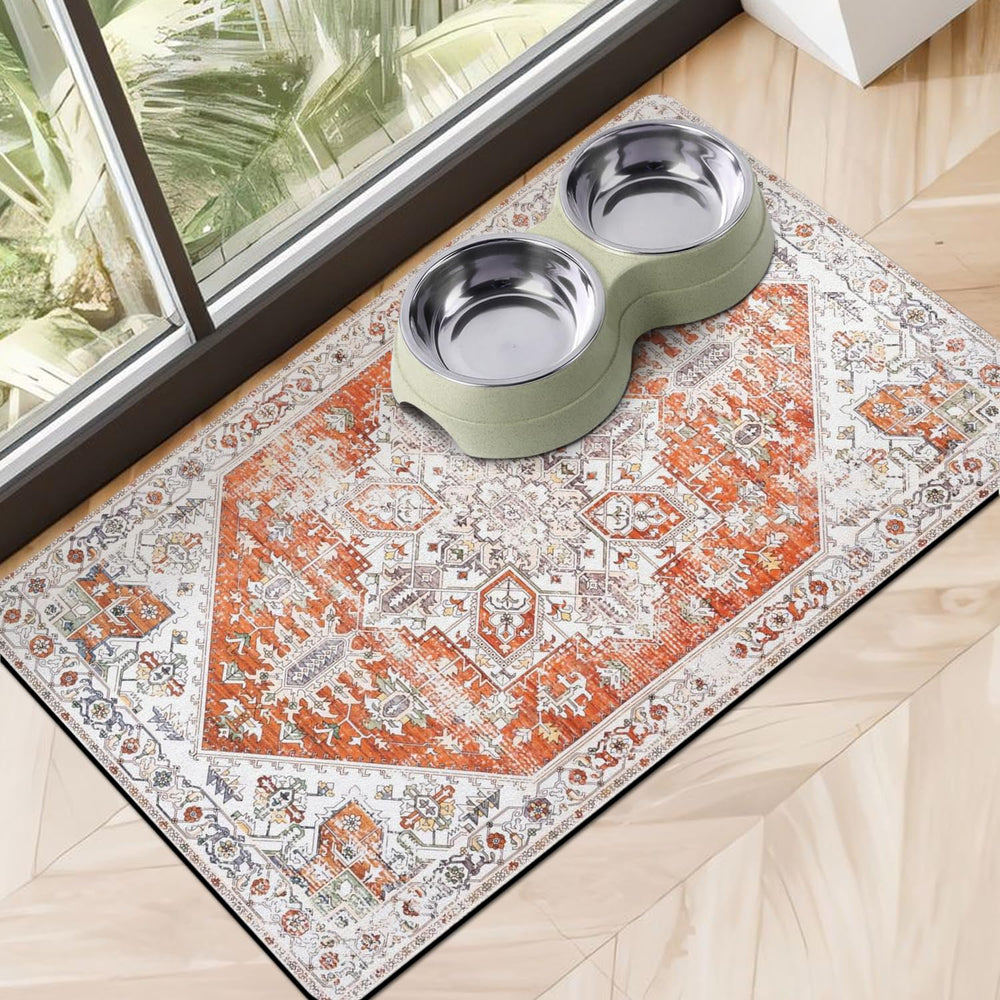 Cuslnox tapis absorption rapide: absorbe l'eau et garde le sol sec.