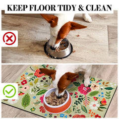 Cuslnox Tapis-protection protège le sol des éclaboussures.