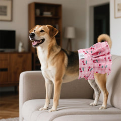 CuteBone couches-chien-femelle snaps-arriere reglables ajustant queue et longueur