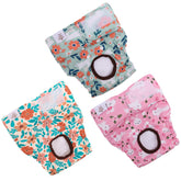 CuteBone couche-chienne femelle avec extérieur imperméable pour protection anti-fuite.