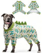 CuteBone pyjama dinosaure chien, confort doux pour l'hiver.