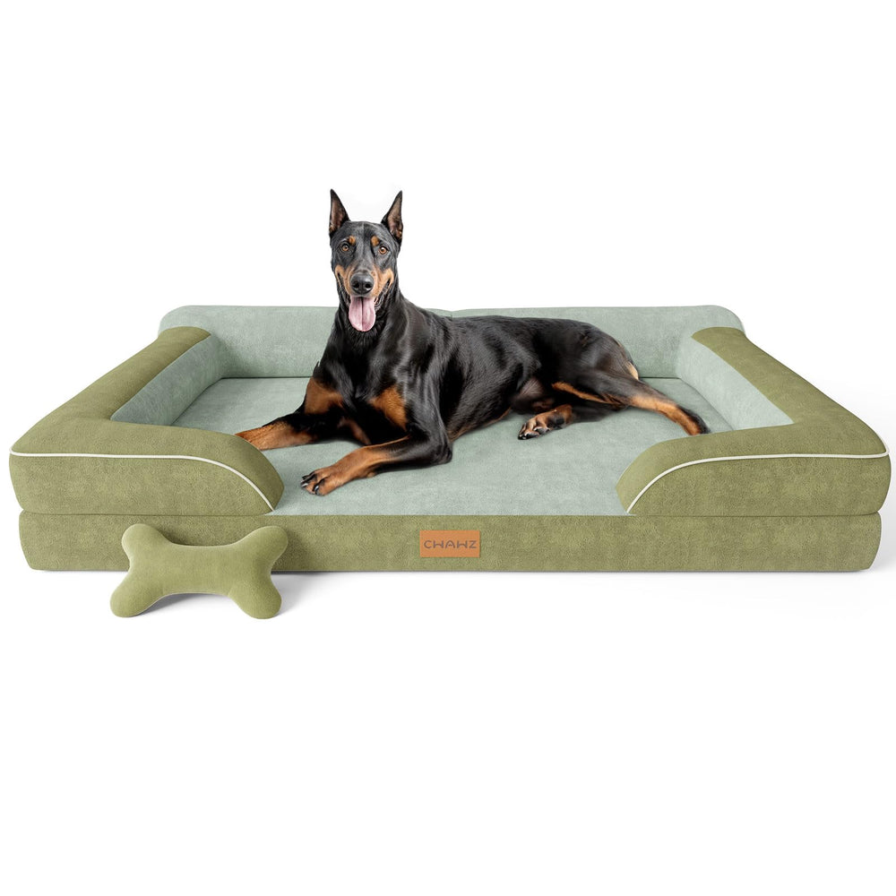 CWAWZ lit-chien XXL offre un soutien orthopédique pour grands chiens et repos profond.