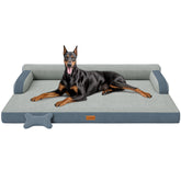 CWAWZ XXL lit orthopédique chien, base en nid d'abeille pour un soutien homogène