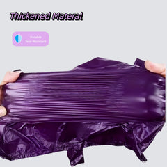 CWYZA sacs-poubelle violet opaques et anti-odeur pour déchets discrets.