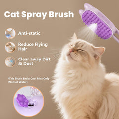 CXCHKK Brosse Vapeur Chat Brume Fine pour hydrater légèrement le pelage.