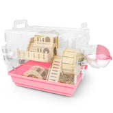 Cycodo 8 en 1 rose – vue avant, parfaite pour observer votre hamster.