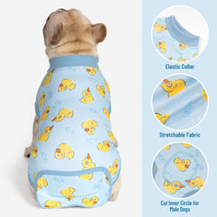 Body de protection pour chien après chirurgie, facile à enfiler.