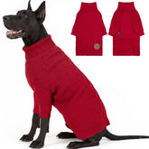 Pull-over cyeollo 4XL pour chien, vue dos et chaleur pour l'hiver.