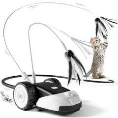 CYROS jouet interactif 3-en-1 en mouvement automatique stimule l’amusement autonome.