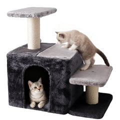 Czoynife-escalier-chat-3en1 facilite l’accès des chats aux étages supérieurs.