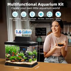 DaToo éclairage LED: lumière naturelle et douce pour l'habitat aquatique