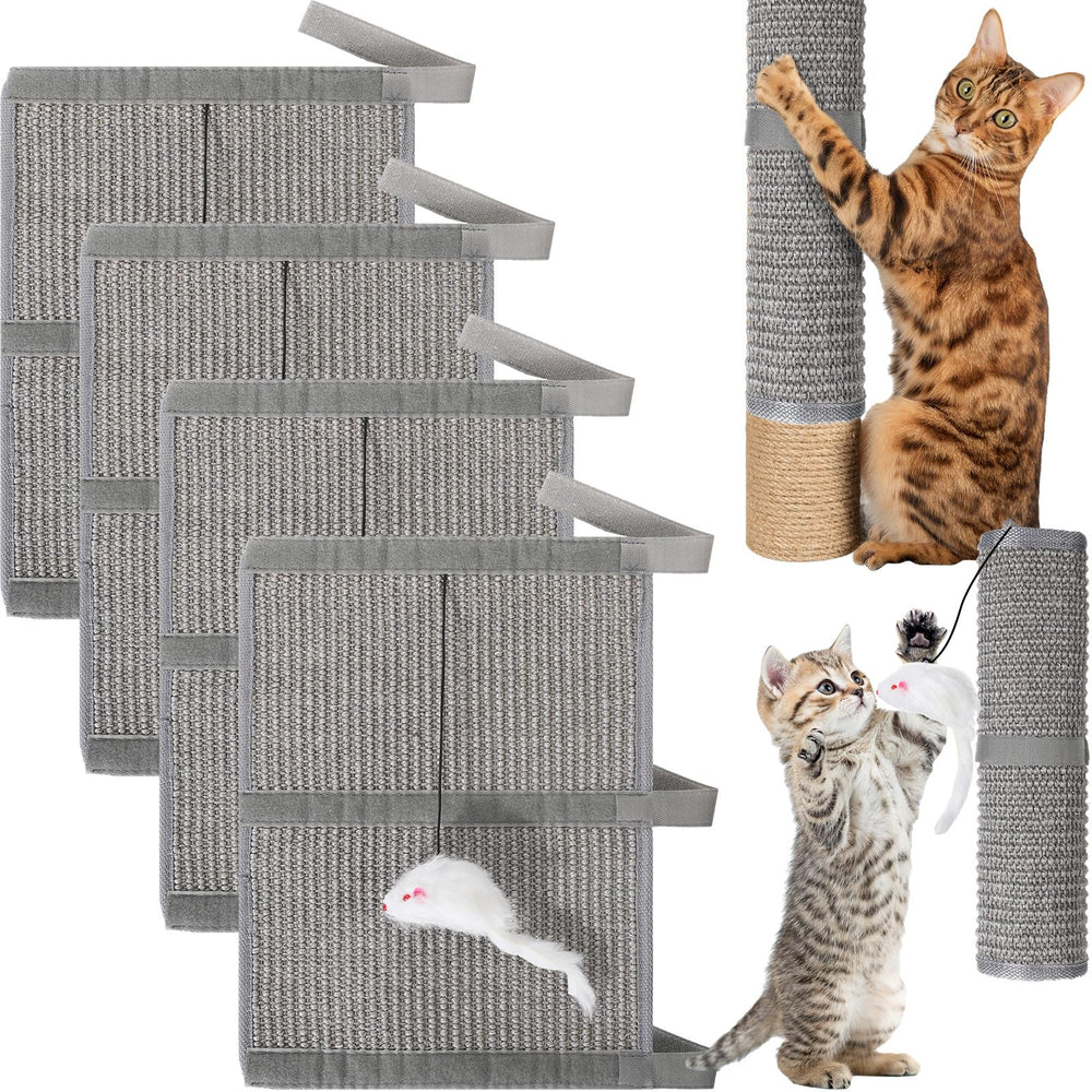 Tapis griffes chat Dansydaisy en sisal 11x15, protège le mobilier.