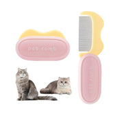 DAOGUAUNG peigne pliable pour chat, poignee rose-jaune, soin du pelage