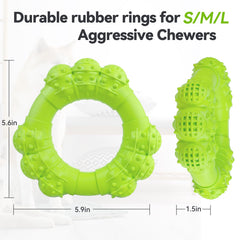 DAOZIJI Anneau dentition grand format pour chiens de grande taille.