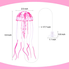 DaToo méduse fluorescente rose ajoutant couleur et vie